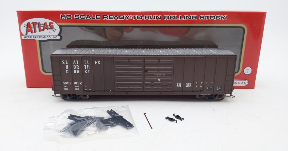 Atlas 20005869 HO Seattle & North Coast FMC 5077 Double Door Boxcar #1032 EX/Box