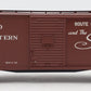 Atlas 6498-1 O Gauge C&NW 40' Steel Re-Built Boxcar #65110 (3-Rail) LN/Box