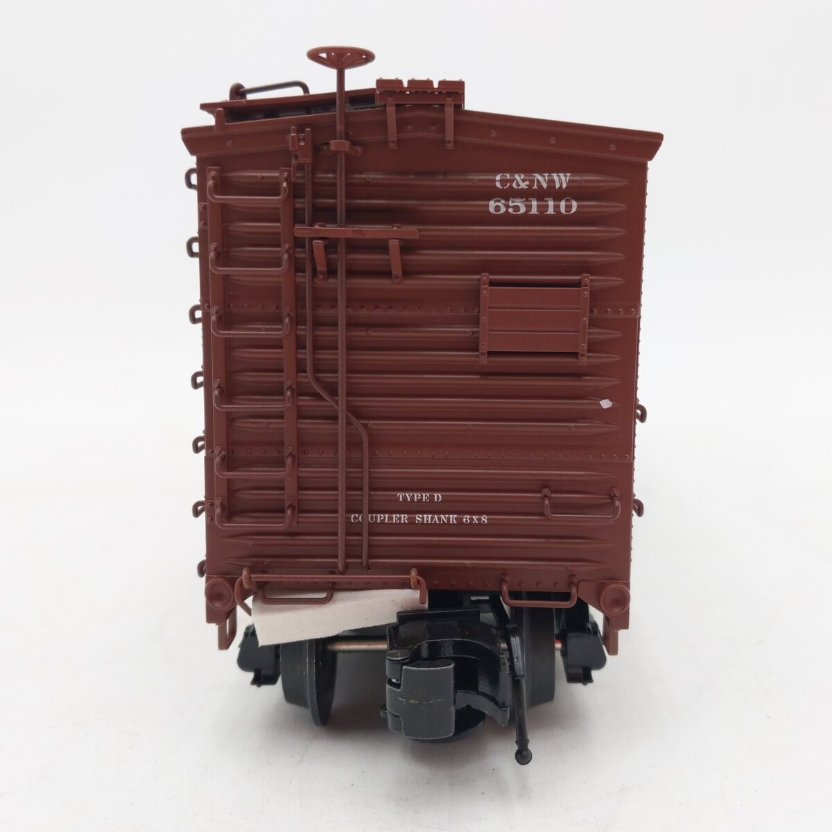 Atlas 6498-1 O Gauge C&NW 40' Steel Re-Built Boxcar #65110 (3-Rail) LN/Box