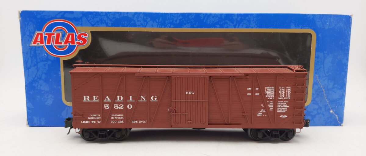 Atlas 6462-2 O Gauge Reading USRA Single Sheathed Boxcar #5520 (3-Rail) EX/Box