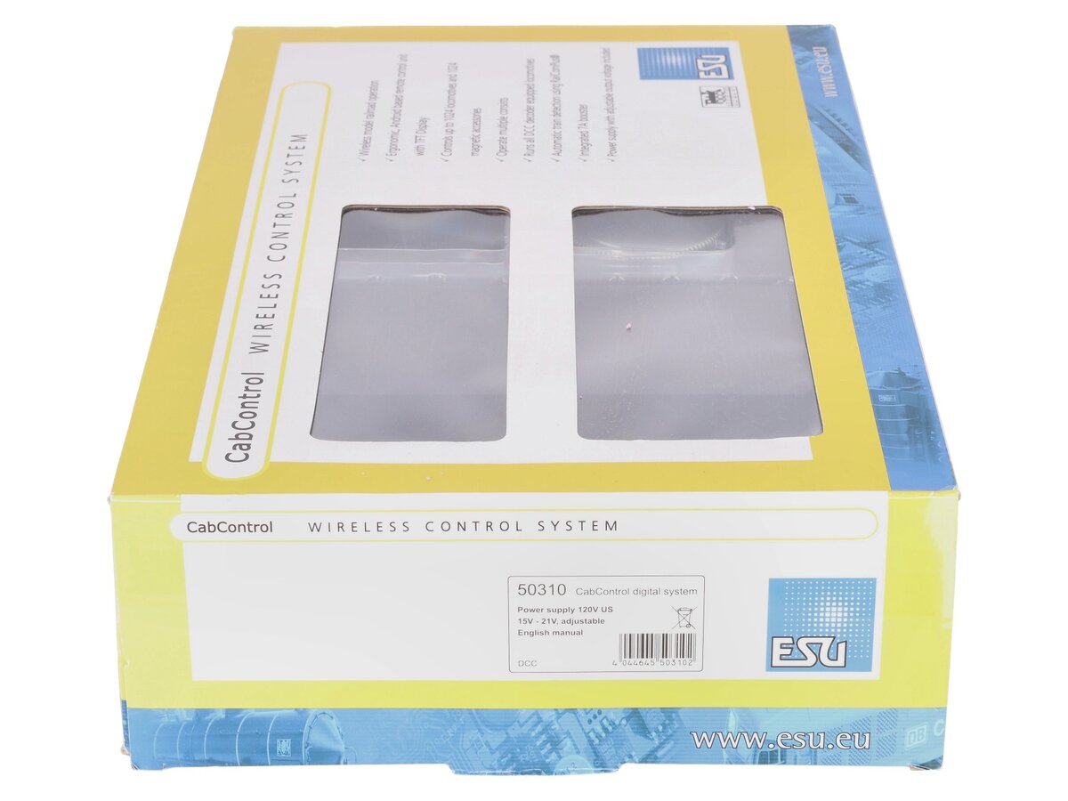 ESU 50310 Cab Control DCC System with WiFi Throttle, 7A, Set with Power Supply EX/Box
