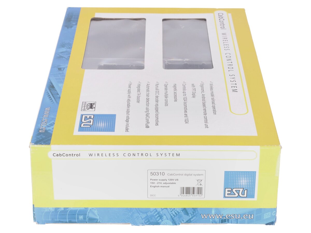 ESU 50310 Cab Control DCC System with WiFi Throttle, 7A, Set with Power Supply EX/Box