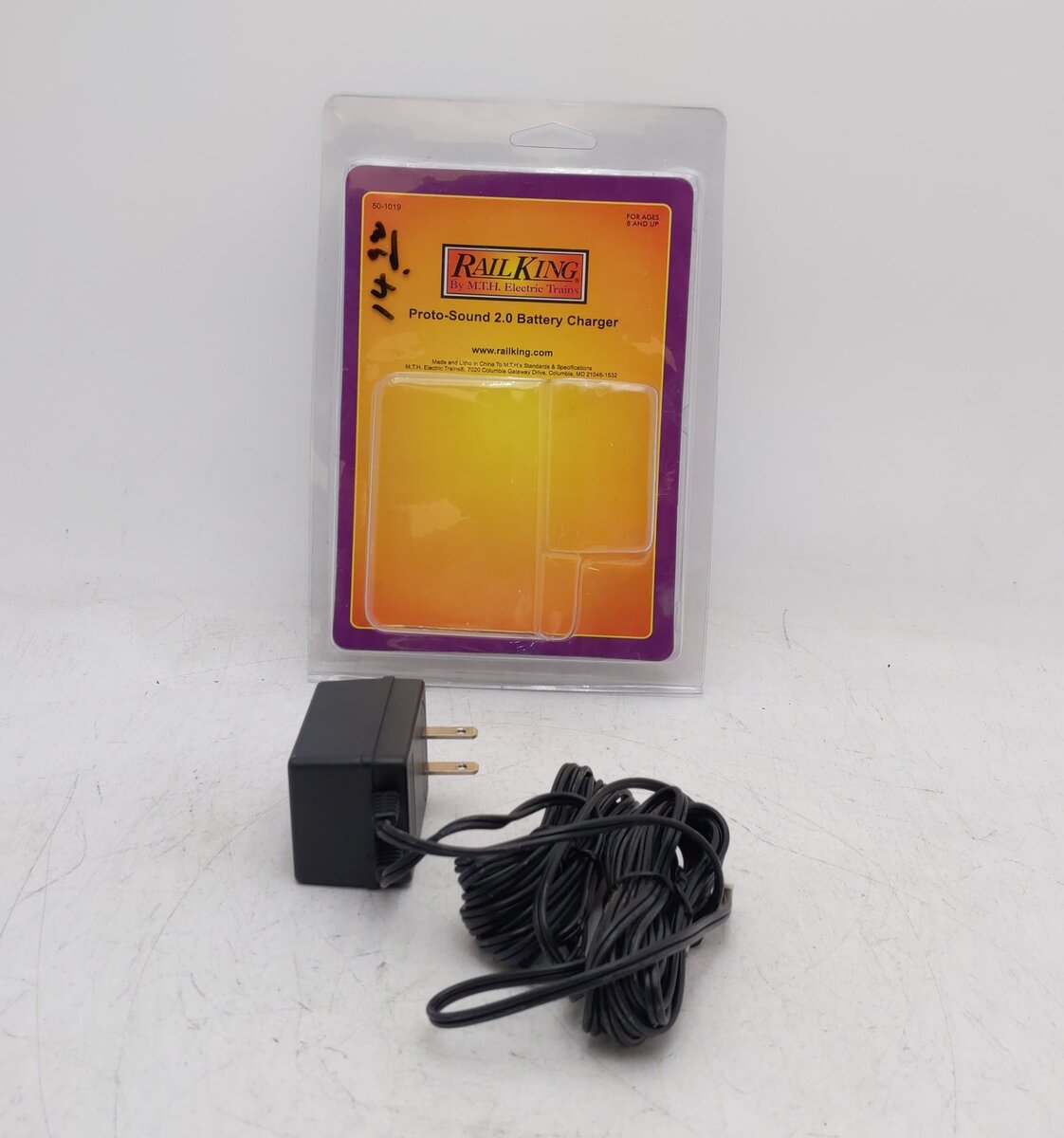 MTH 50-1019 O Scale RailKing Proto-Sound 2.0 Battery Charger LN/Box