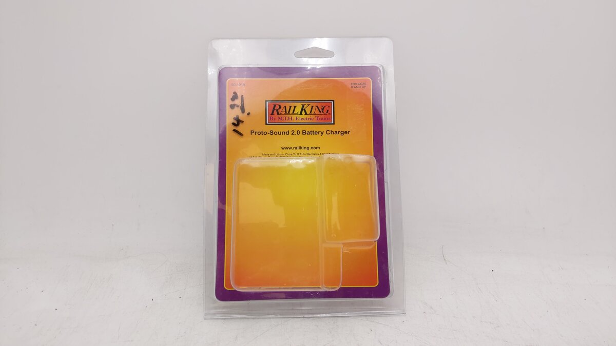MTH 50-1019 O Scale RailKing Proto-Sound 2.0 Battery Charger LN/Box