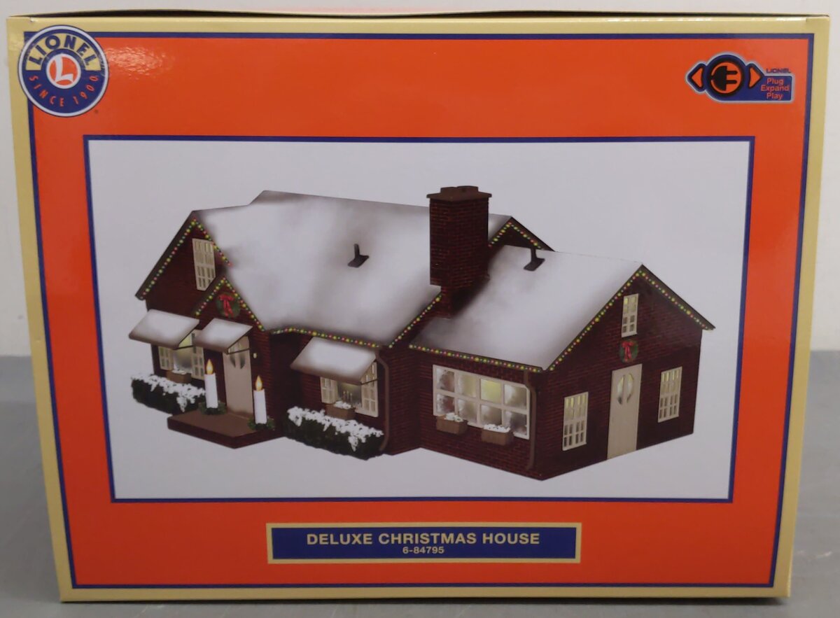 Lionel 6-84795 O Deluxe Christmas House Building EX/Box