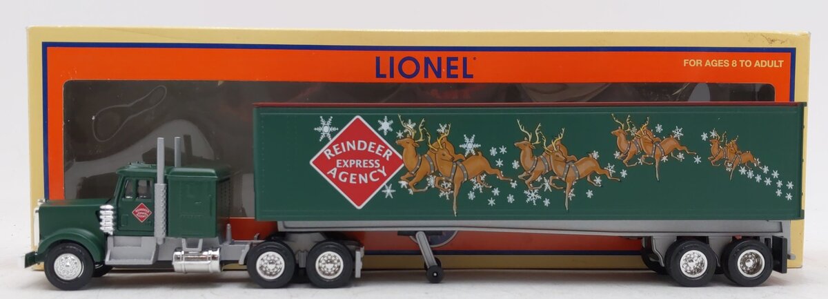 Lionel 6-14260 O Gauge Christmas Tractor Trailer Truck LN/Box