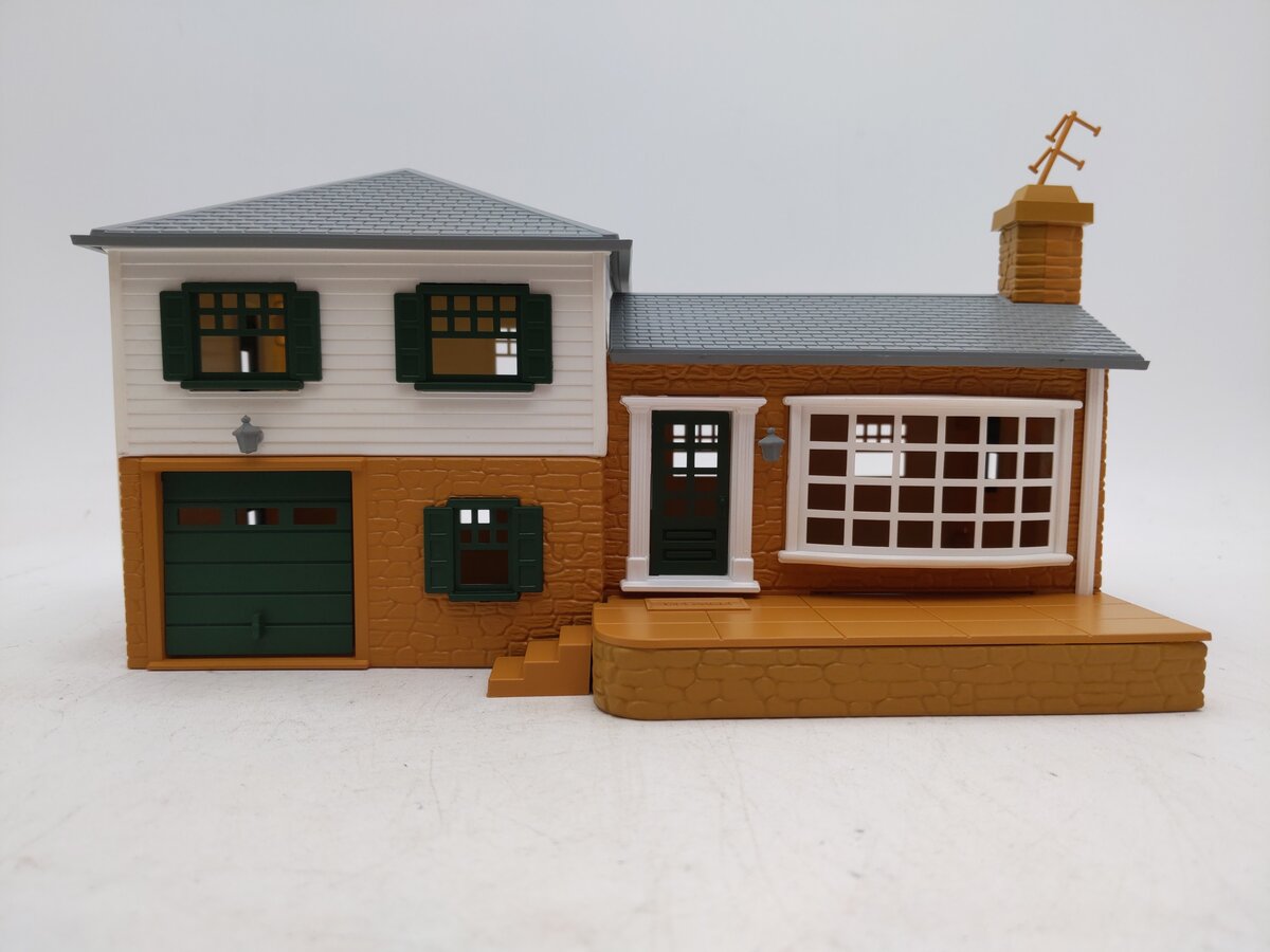 Bachmann 45302 O Plasticville Built-Up Split-Level House Building EX/Box