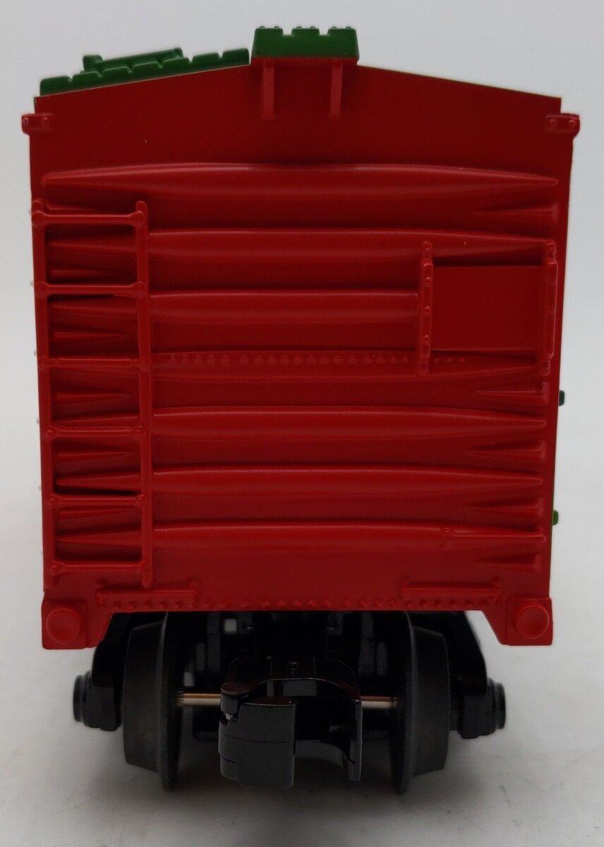 MTH 30-79261 Christmas Operating Box Car w/Signal Man EX/Box