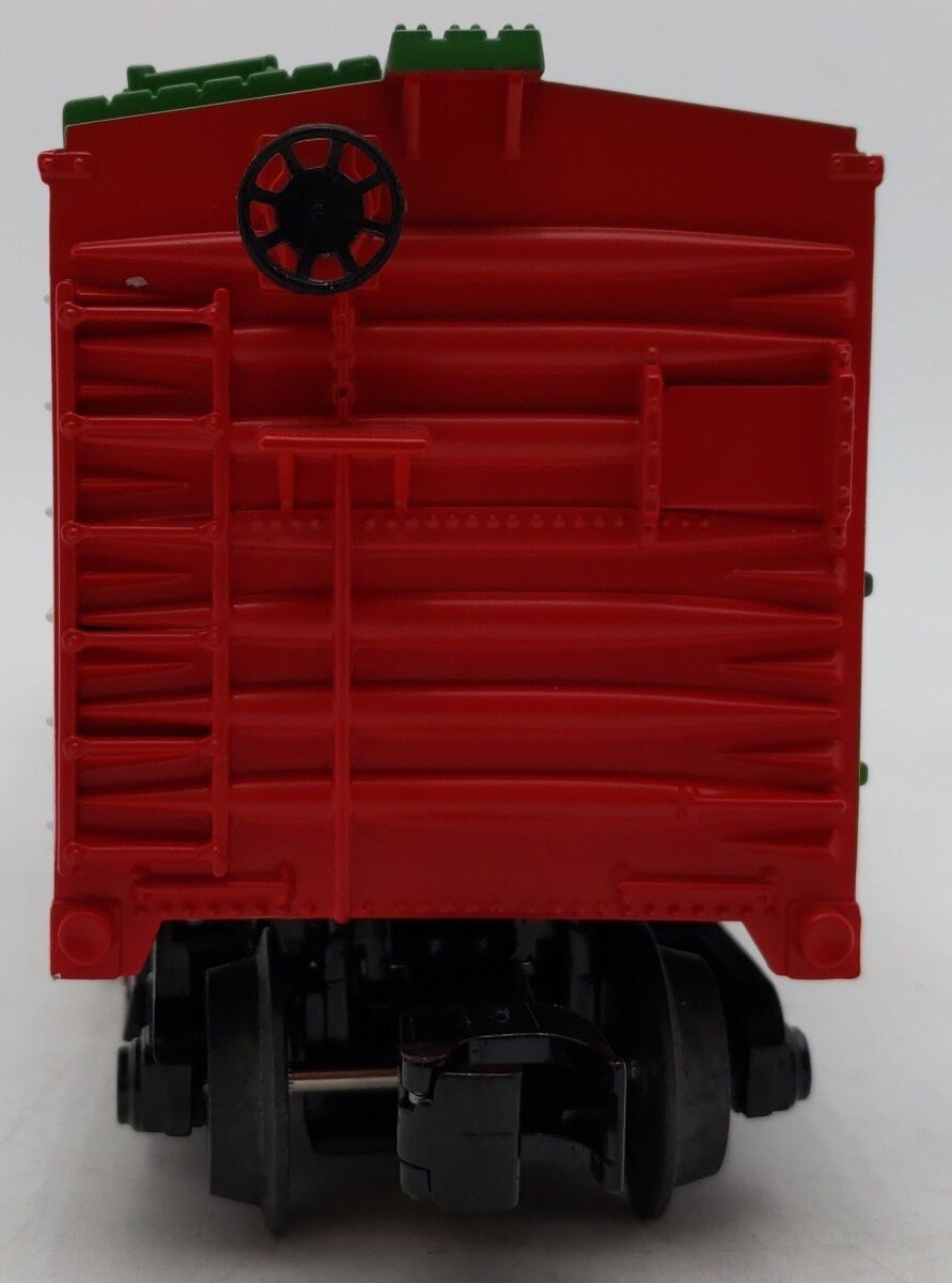 MTH 30-79261 Christmas Operating Box Car w/Signal Man EX/Box