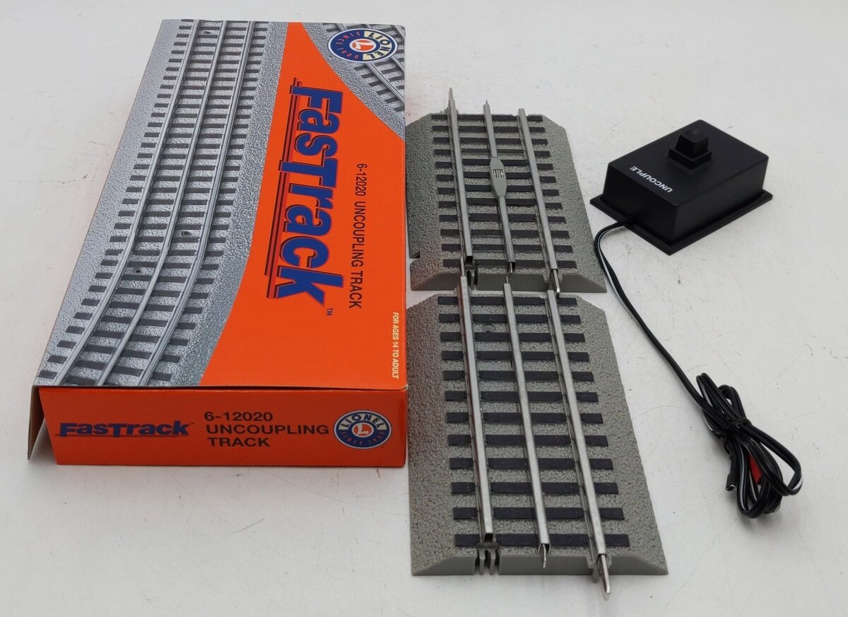 Lionel 6-12020 O Gauge FasTrack Uncoupling Track EX/Box