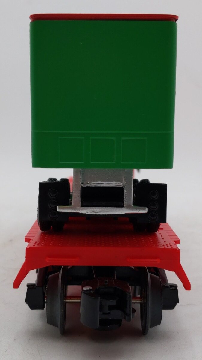 Lionel 6-83313 O Reindeer Express Agency Flatcar With Trailer
