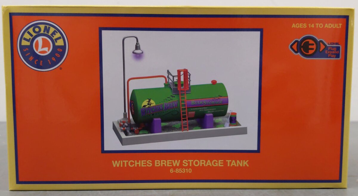 Lionel 6-85310 O Gauge Halloween Witches Brew Storage Tank Car EX/Box