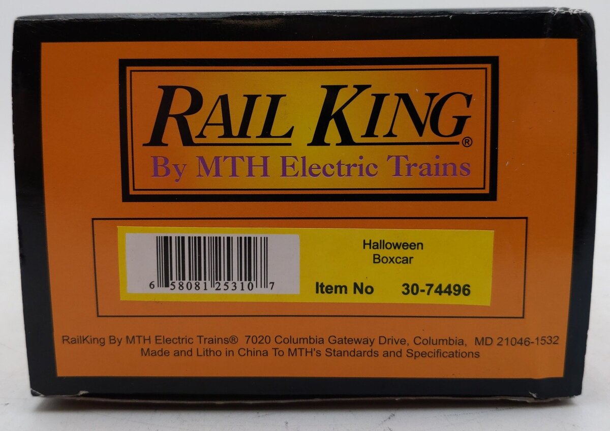 MTH 30-74496 Halloween Box Car EX/Box