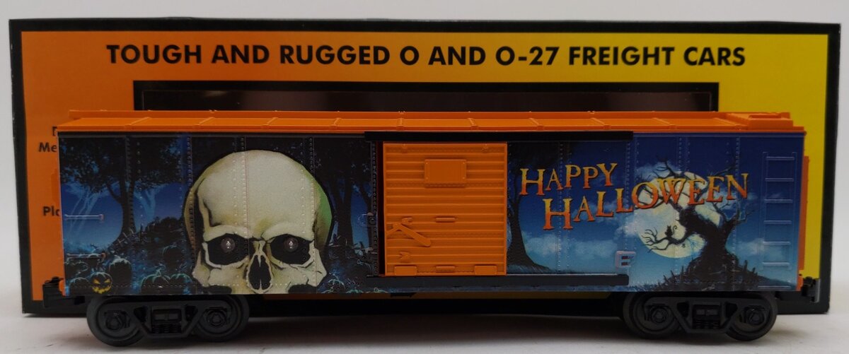 MTH 30-74935 O Halloween Box Car with Glowing LEDs