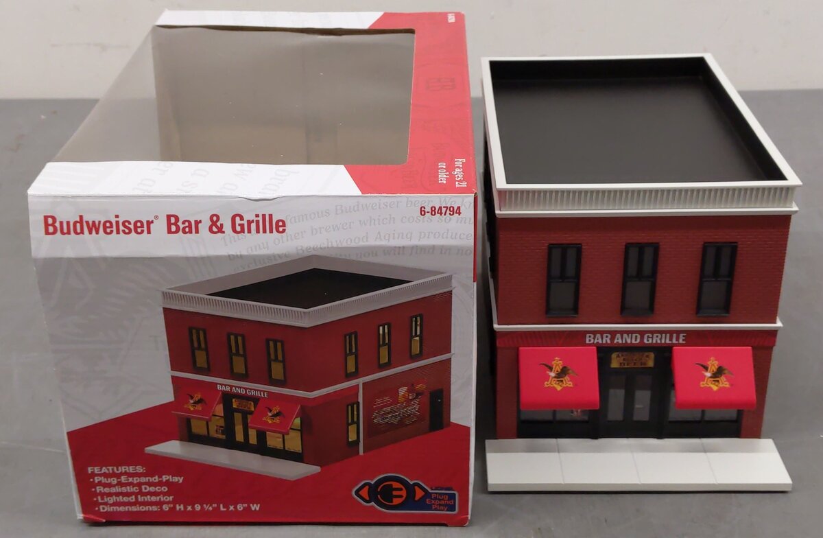 Lionel 6-84794 O Budweiser Bar & Grille Building Kit 6