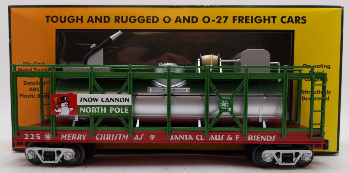 MTH 30-79542 O Christmas (Snow Cannon) Fire Car #225