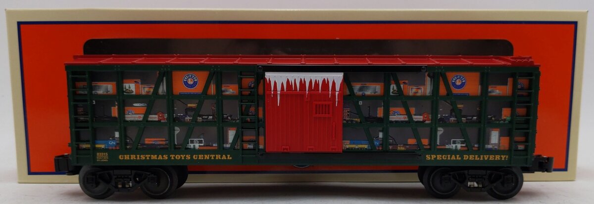 Lionel 6-83315 O Christmas Toys Stock Car        EX/Box