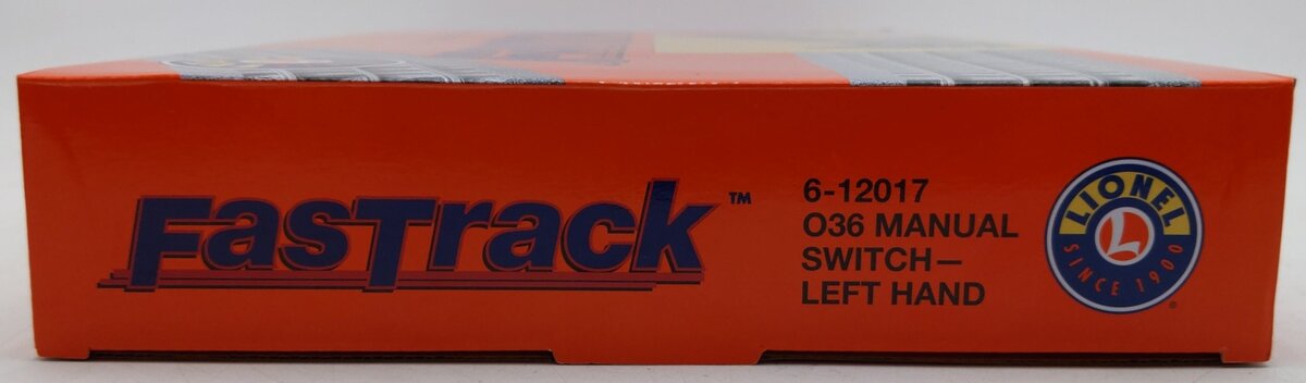 Lionel 6-12017 O-36 Left Hand Manual FasTrack Switch Turnout EX/Box