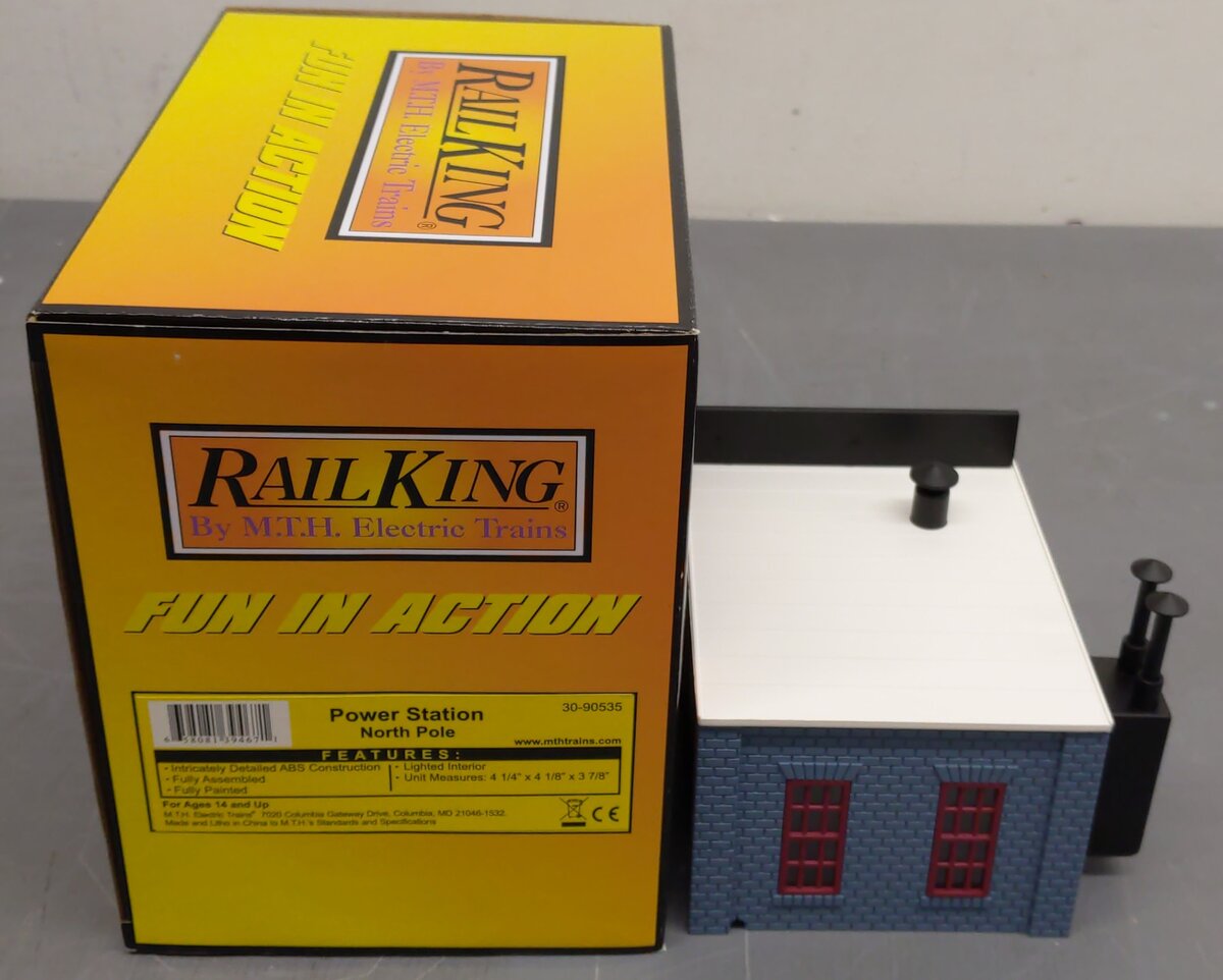 MTH 30-90535 O North Pole Power Station EX/Box