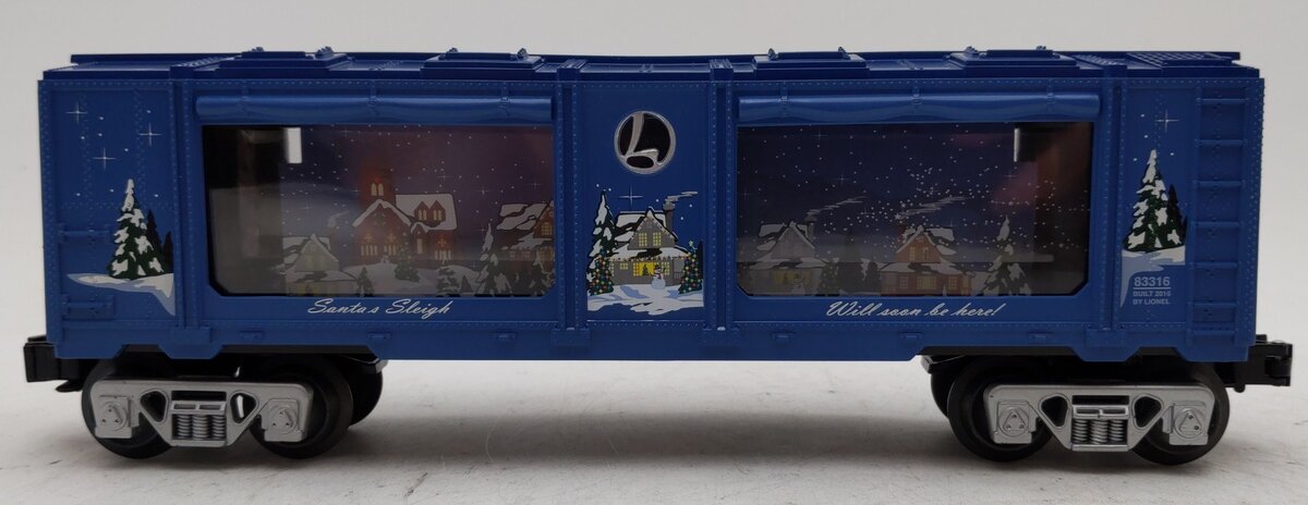 Lionel 6-83316 O Santa's Sleigh Aquarium Car VG/Box