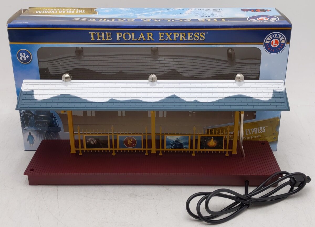 Lionel 1929060 O Gauge The Polar Express Station Platform EX/Box