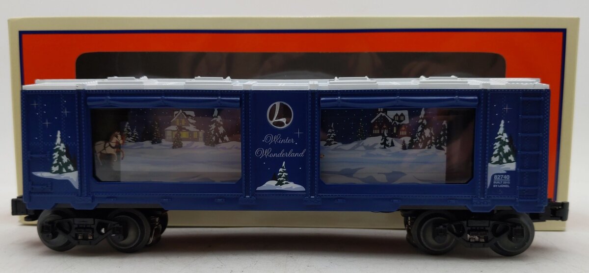 Lionel 6-82740 O Christmas Winter Wonderland Operating Aquarium Car EX/Box