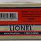 Lionel 1928460 O Santa's "Take Five" Mobile Deer Rest Shop Flat Car w/ Sleigh EX/Box