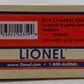 Lionel 1928490 O Gauge 2019 Christmas Boxcar EX/Box
