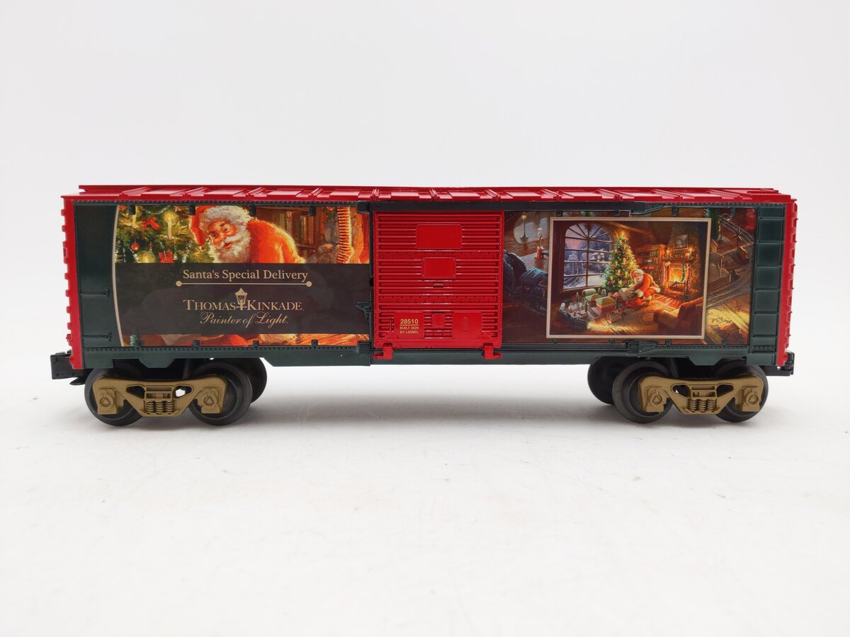 Lionel 2028510 O Gauge Thomas Kinkade Santa's Special Delivery Boxcar EX/Box