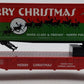 MTH 30-76654 O Christmas Flatcar with 40' Trailer EX/Box