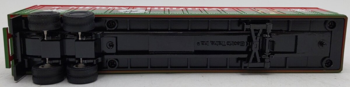 MTH 30-76654 O Christmas Flatcar with 40' Trailer EX/Box