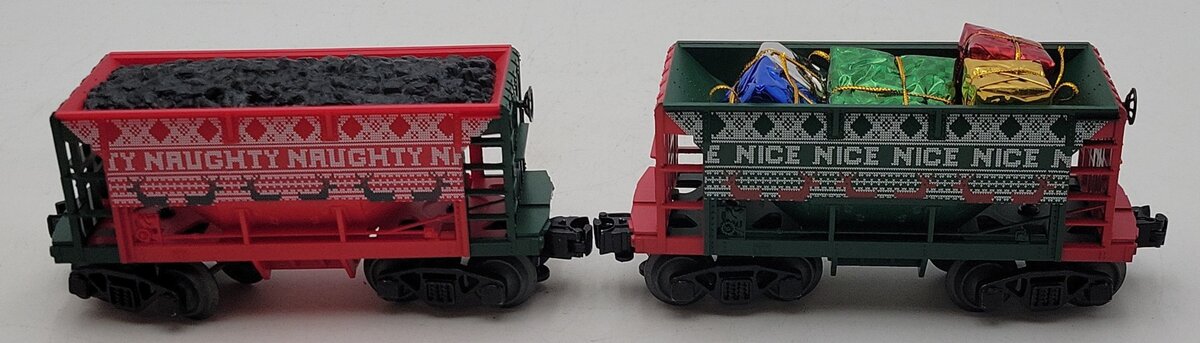 Lionel 6-84785 O Naughty or Nice Ore Car Pack (2) LN/Box
