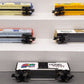 Lionel O Gauge Assorted Freight Cars #7606,7602,7601,7803,1997 [5] VG/Box