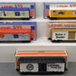 Lionel O Gauge Assorted Freight Cars #7606,7602,7601,7803,1997 [5] VG/Box