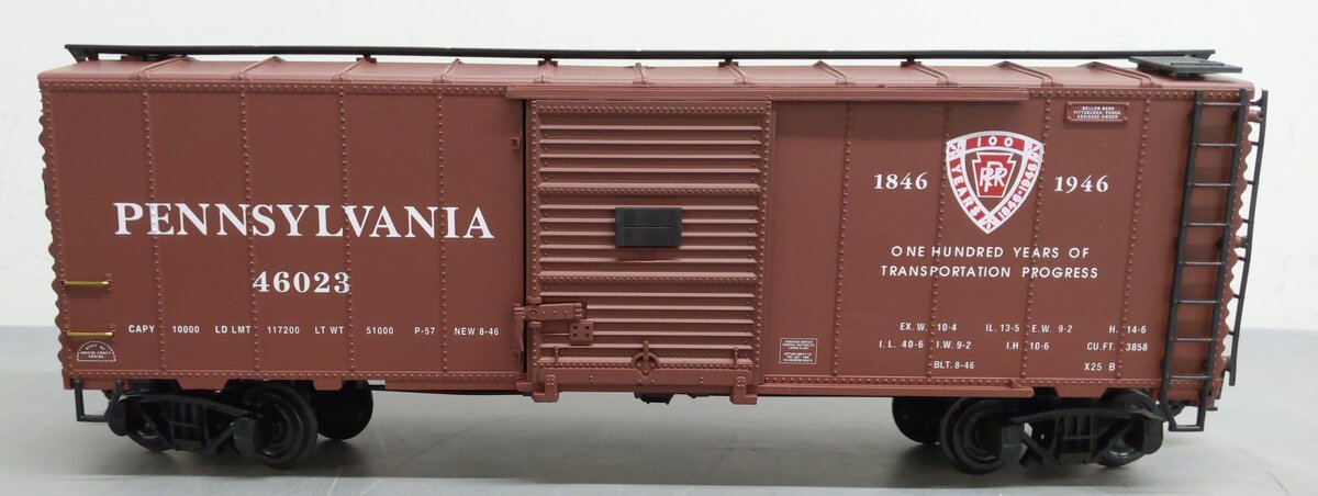 Aristo-Craft 46023 G Custom Pennsylvania 40' Steel Boxcar EX/Box