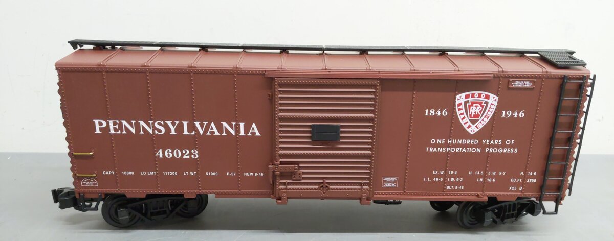 Aristo-Craft 46023 G Custom Pennsylvania 40' Steel Boxcar EX/Box