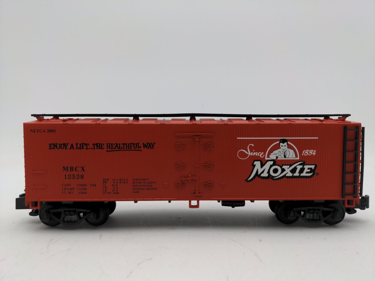 Crown Model Products 2001 S Scale MBCX Moxie Boxcar #12538 EX/Box