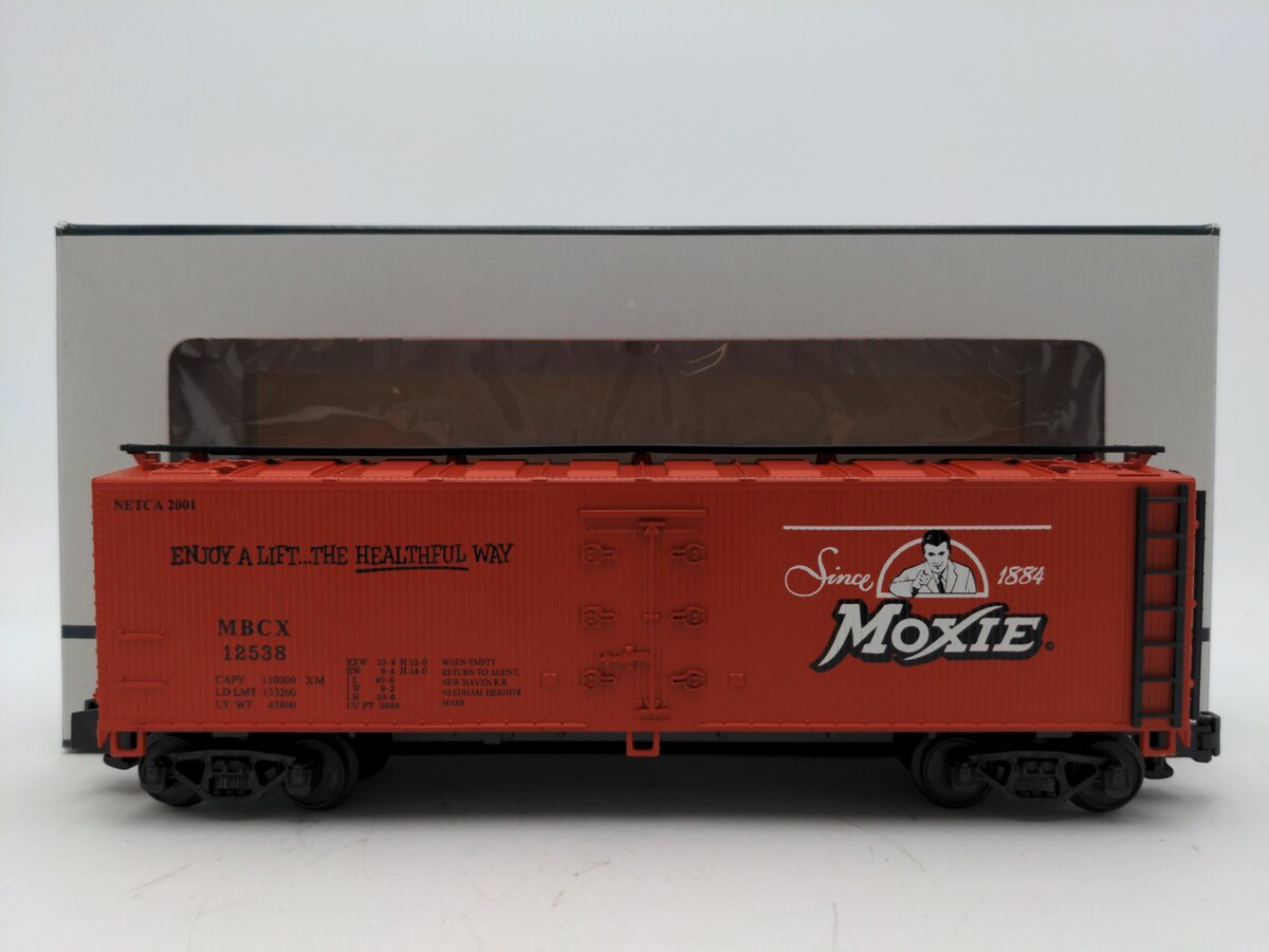 Crown Model Products 2001 S Scale MBCX Moxie Boxcar #12538 EX/Box