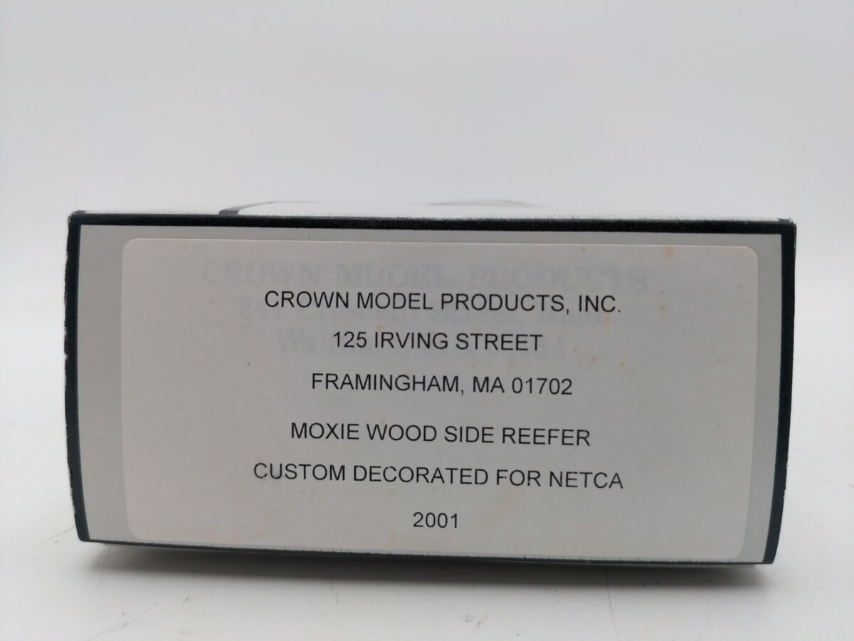 Crown Model Products 2001 S Scale MBCX Moxie Boxcar #12538 EX/Box