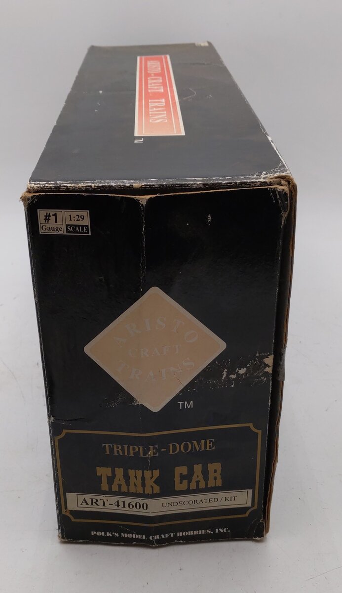 Aristo-Craft 41600 G Undecorated Triple Dome Tank Car Kit EX/Box