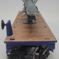 Menards 279-4490 O Gauge United States Air Force Flat Car w/ 2 Rockets #4180 EX