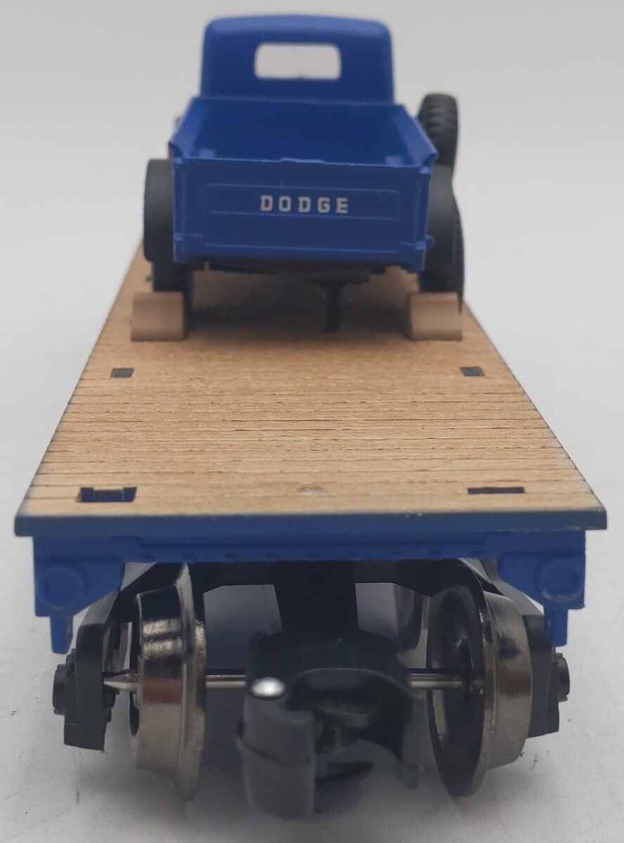 Menards 279-9435 O Gauge Air Force Flatcar W/ 1947 Power Wagon VG/Box