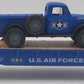 Menards 279-9435 O Gauge Air Force Flatcar W/ 1947 Power Wagon VG/Box