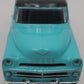 Menards 1:48 Die-Cast 1957 Dodge Sweptside Teal Pickup Truck EX/Box
