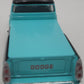 Menards 1:48 Die-Cast 1957 Dodge Sweptside Teal Pickup Truck EX/Box