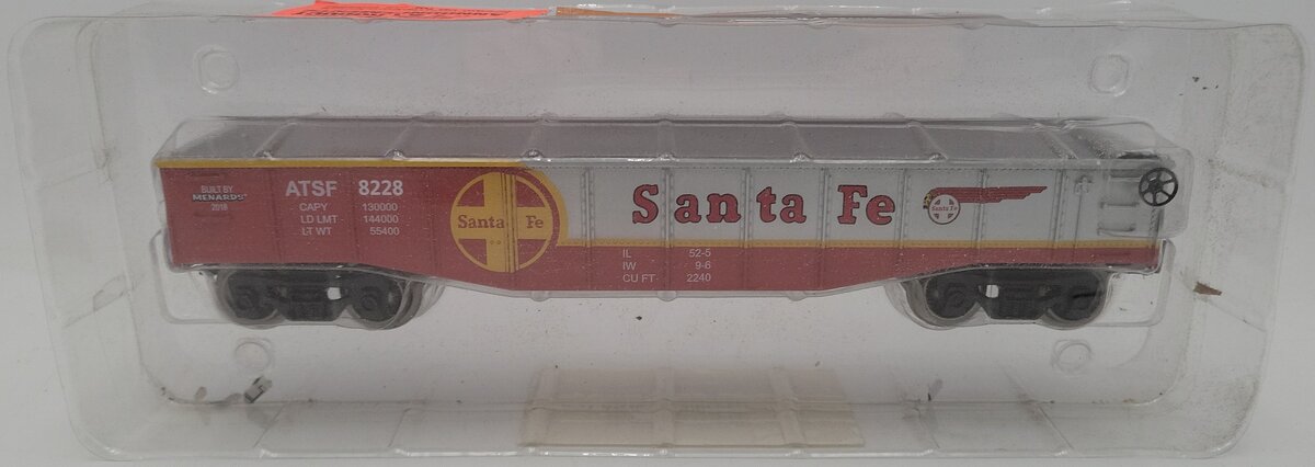 Menards 279-4343 O Sante Fe Gondola Car #8228 LN