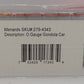 Menards 279-4343 O Sante Fe Gondola Car #8228 LN