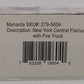 Menards 279-5604 O New York Central Flatcar w/ Fire Truck NEW