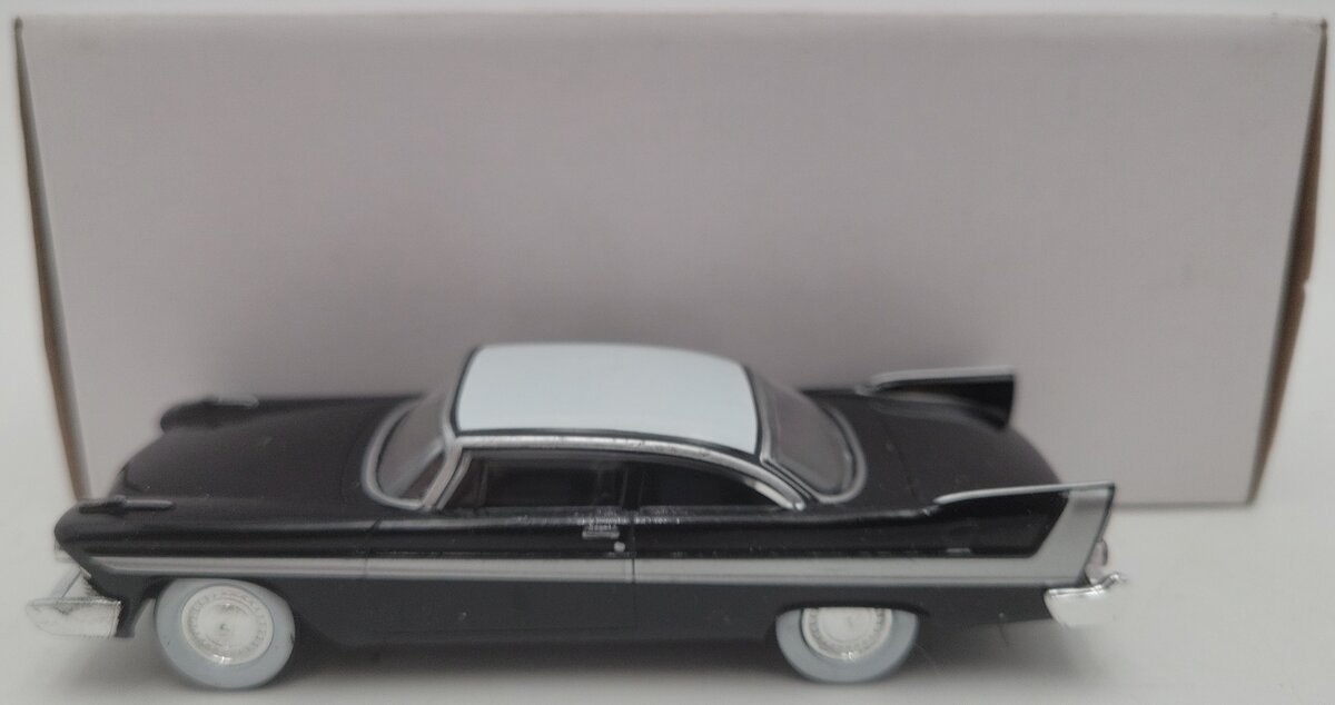 Menards 1:48 1958 Plymouth Fury Black Car EX/Box