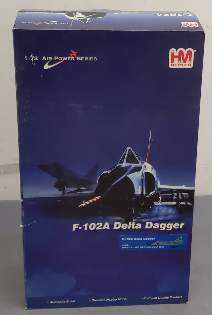 Hobby Master HA3105 1:72 F-102A Delta Dagger Fighter Jet LN/Box